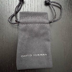 David Yurman Small Gray Jewelry Pouch